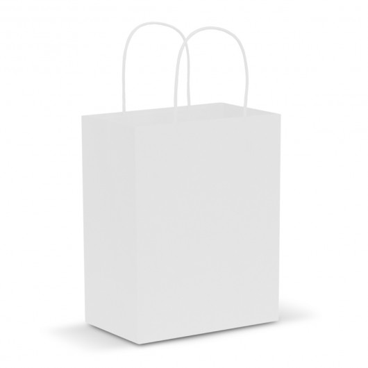 Medium Paper Carry Bags White